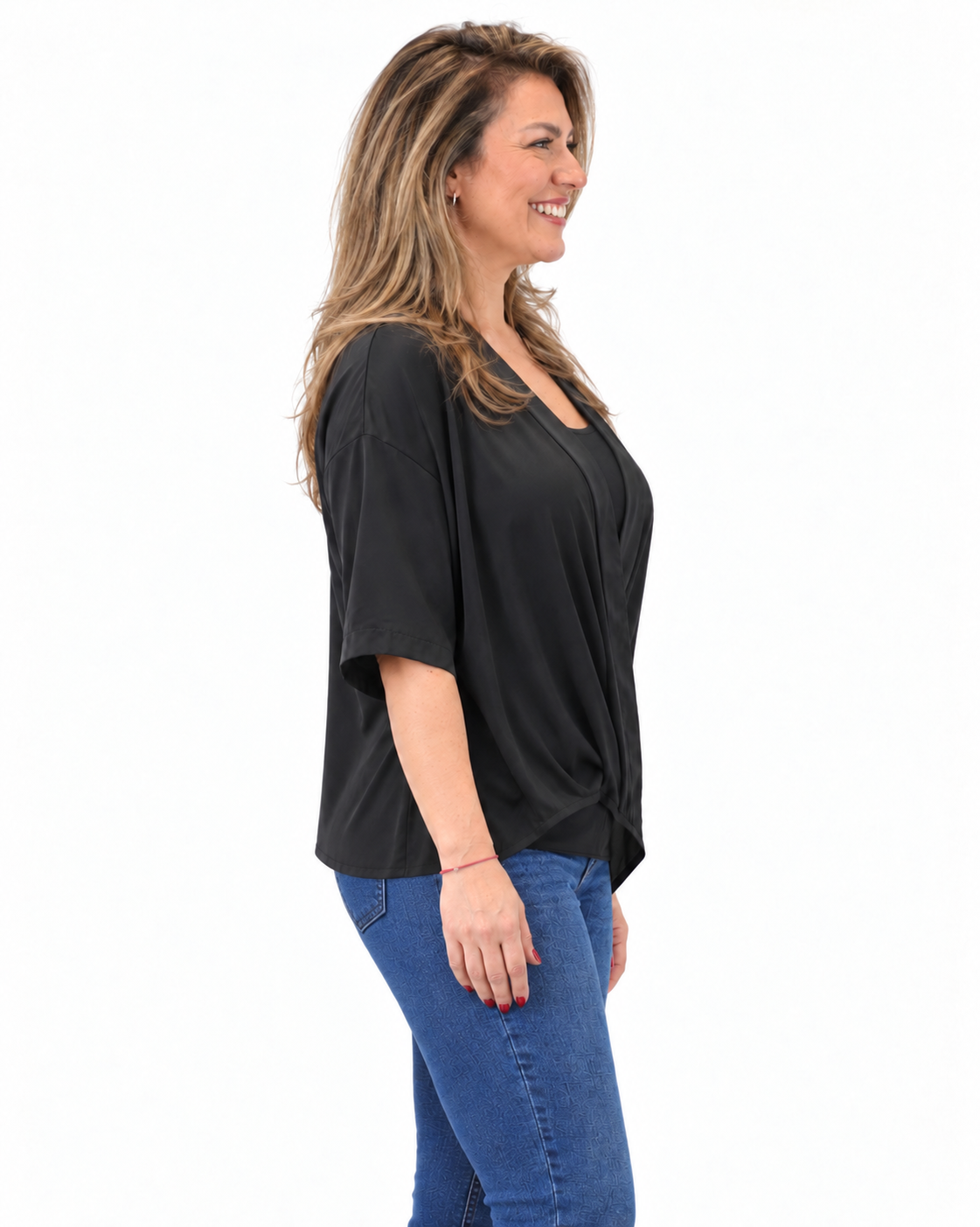 Blusa Cruzada Negro