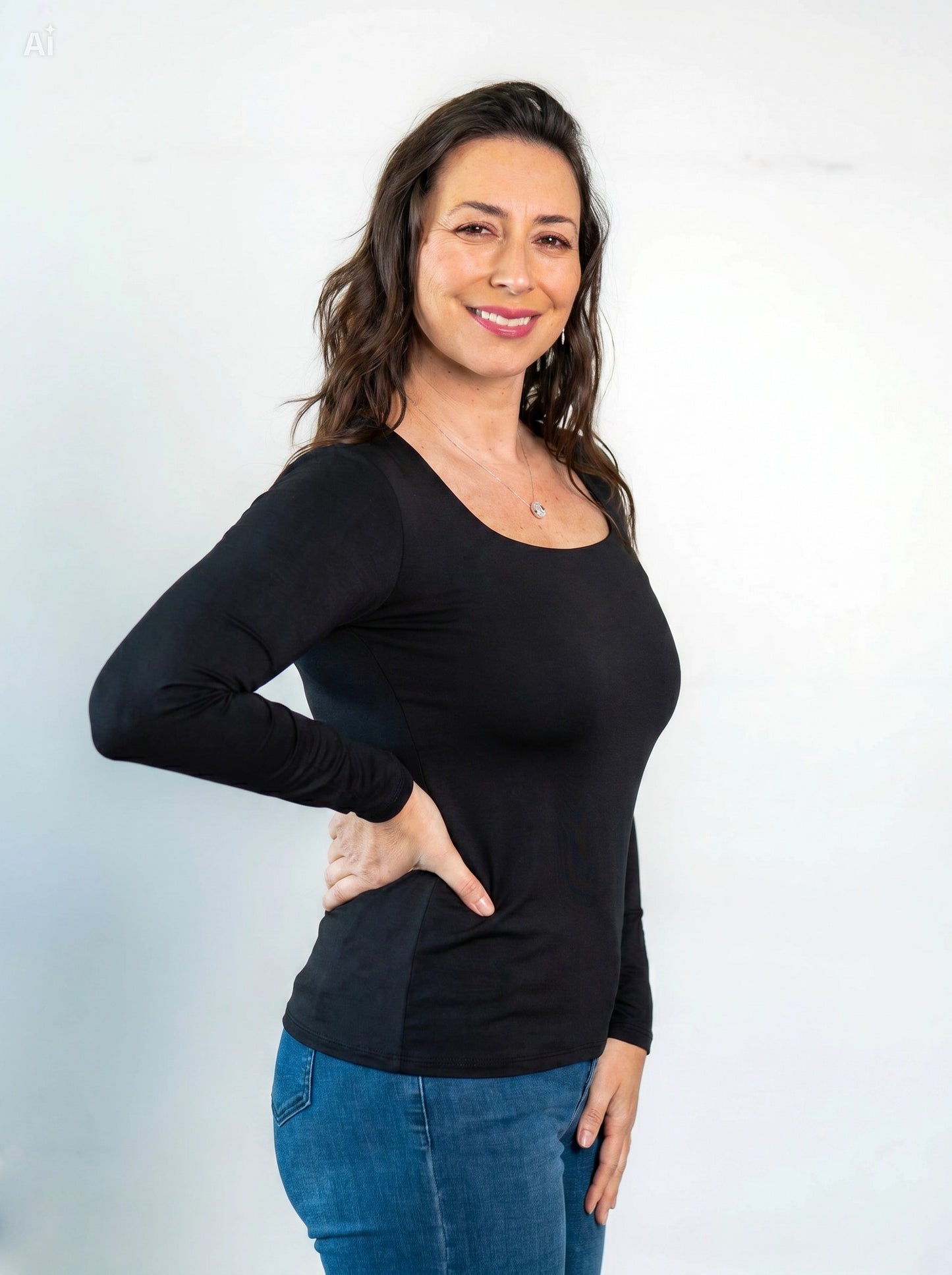 Camiseta con Polar Alice Negro