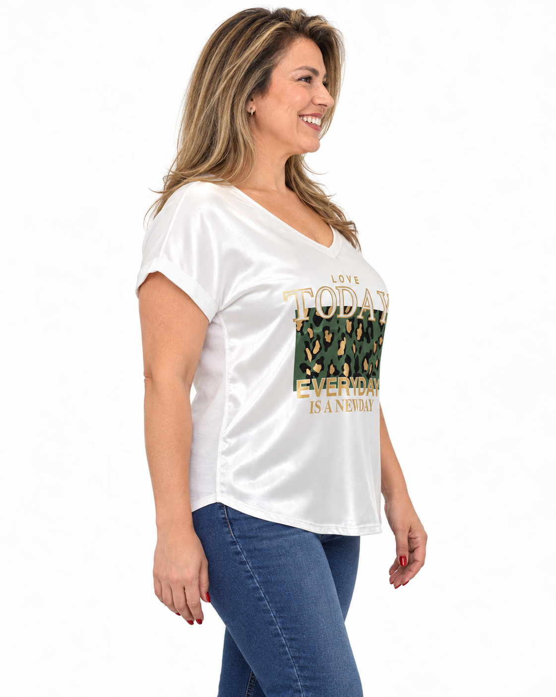 Polera Satín Today Blanco