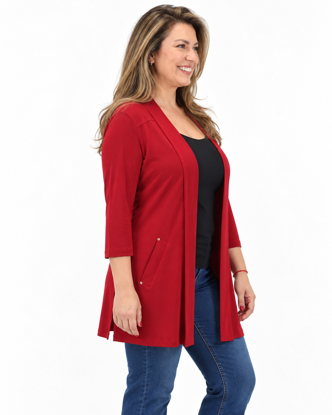 Tapado Liso Elena Rojo