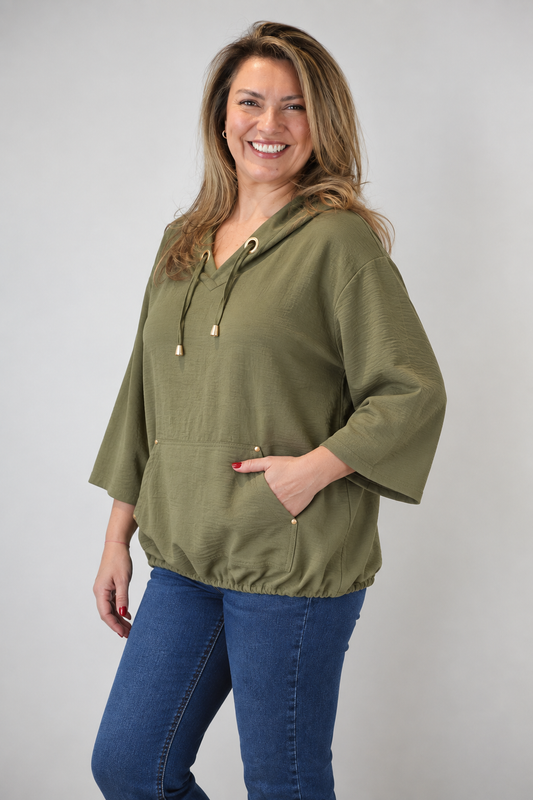 Polerón Denisse Verde Olivo