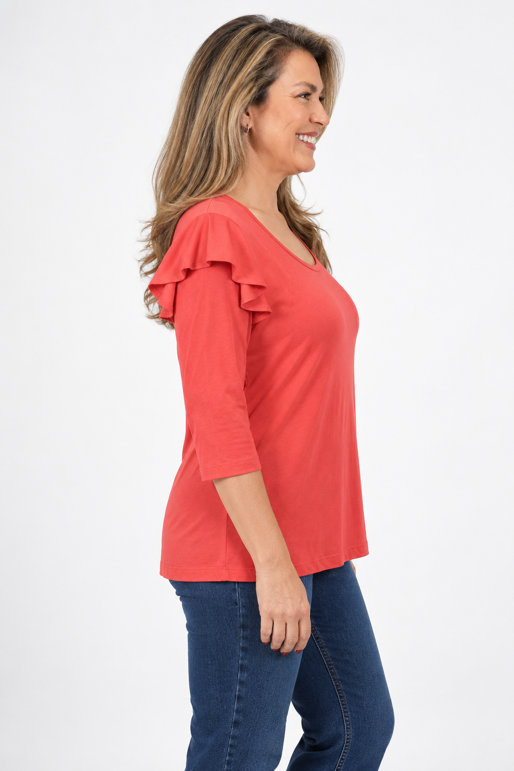 Polera Rebeca Vuelos Coral