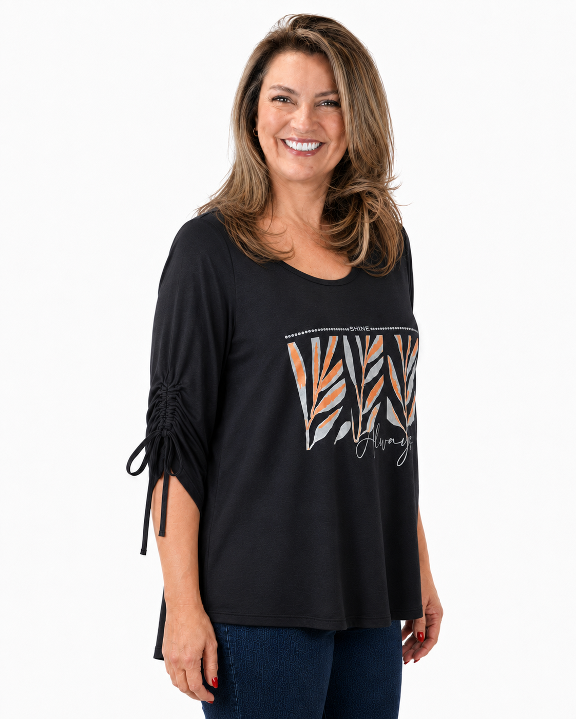 Polera Shine Negro