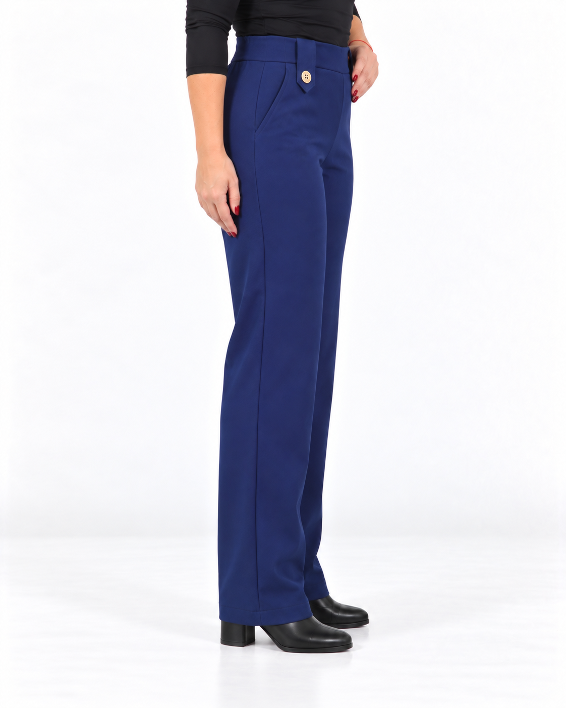 Pantalón Leandro Botones Azul Marino