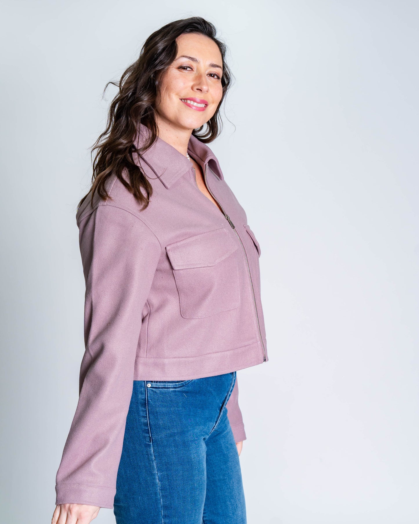 Chaqueta Paño Gretel Malva