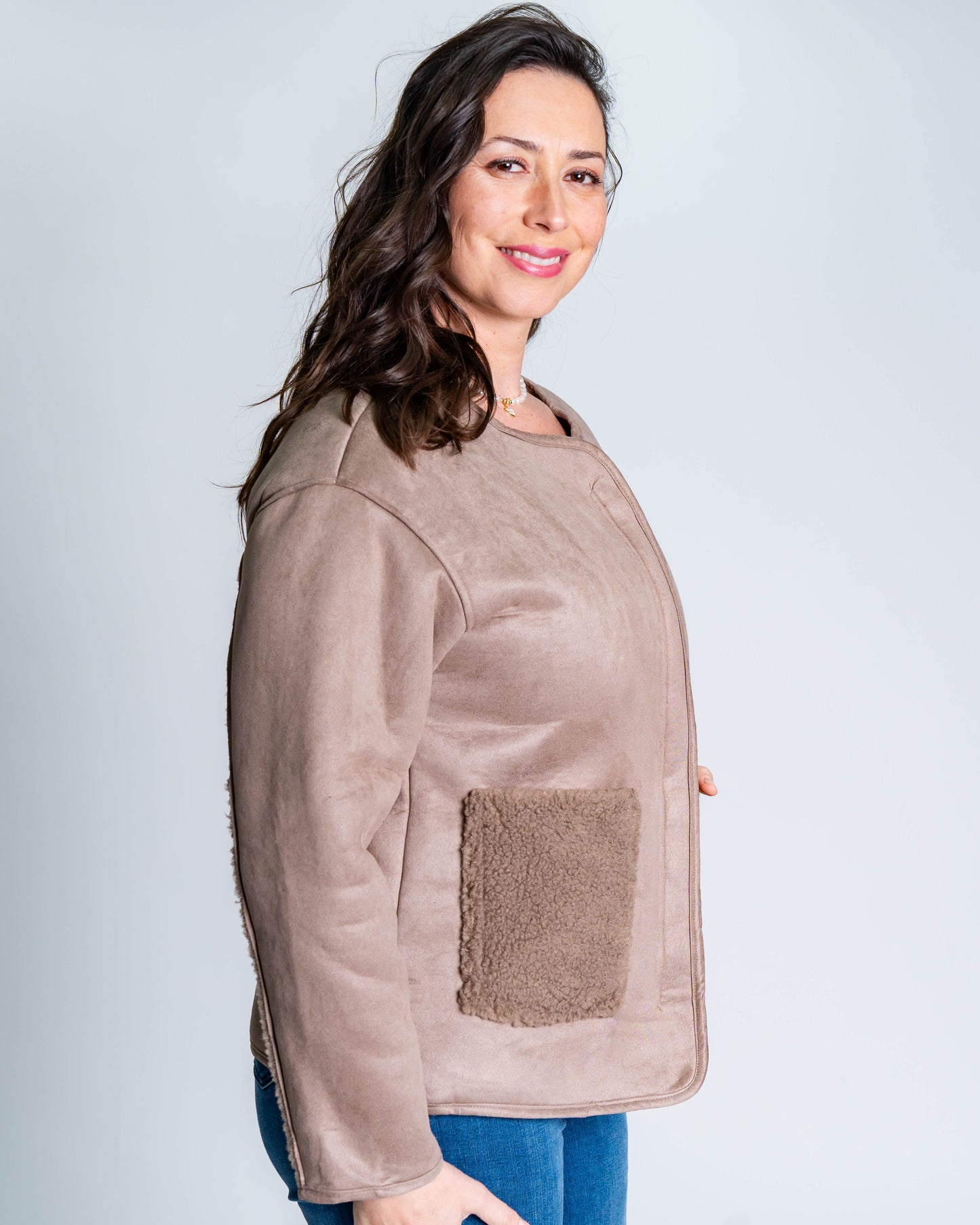 Chaqueta Marie Chiporro Beige