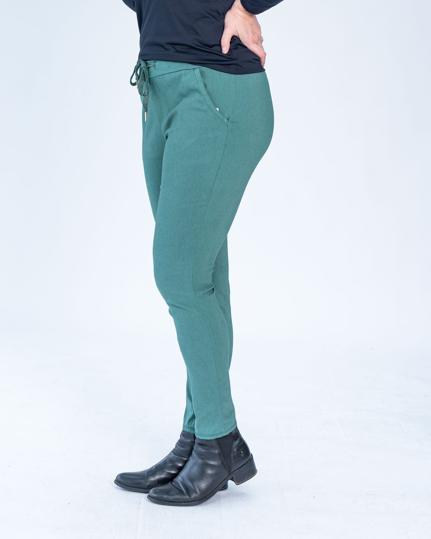 Jogger Italiano Liso Verde