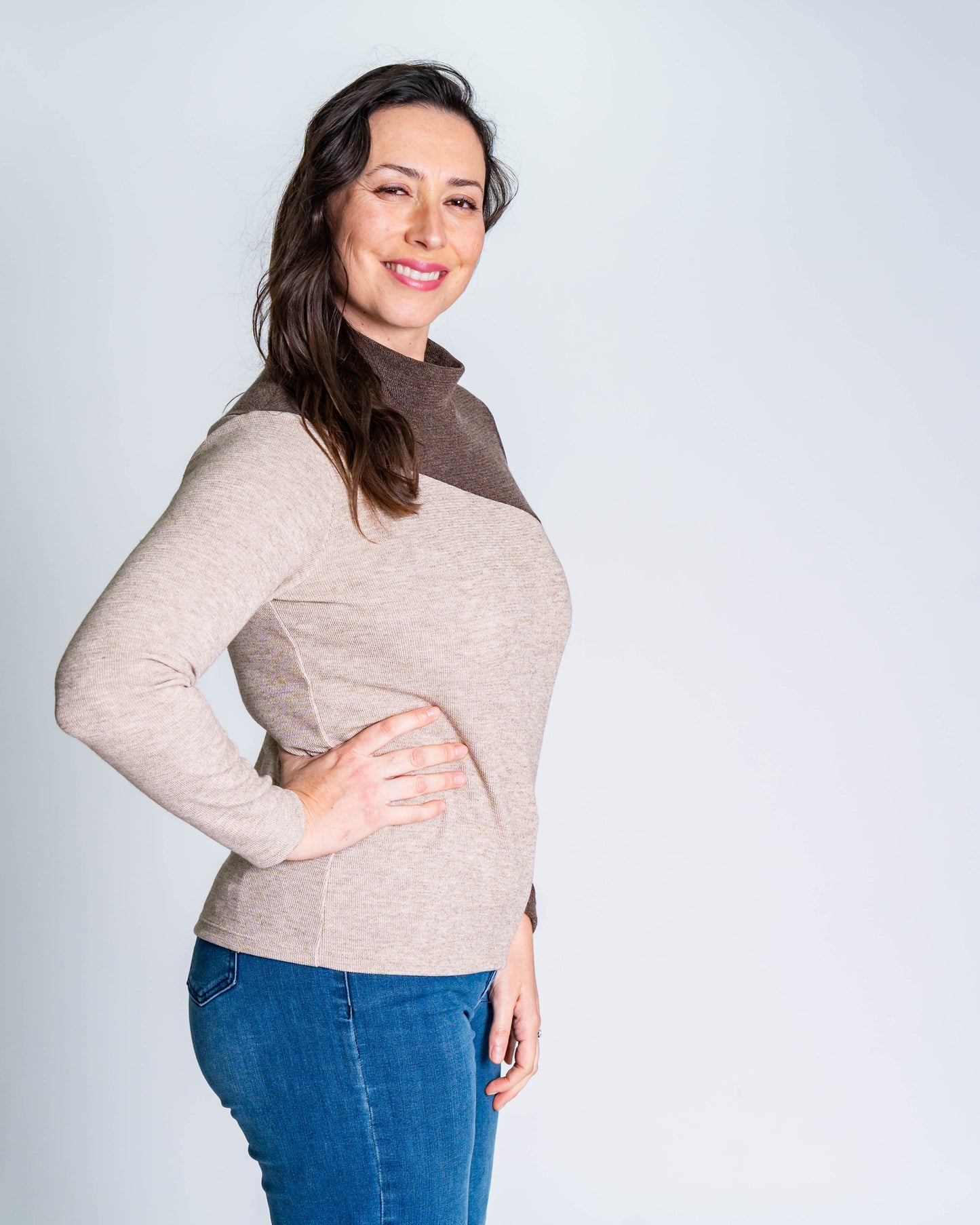 Polera Lanilla Josefina Beige