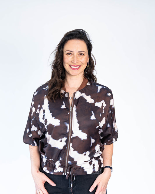 Bomber Satinada Vaquera