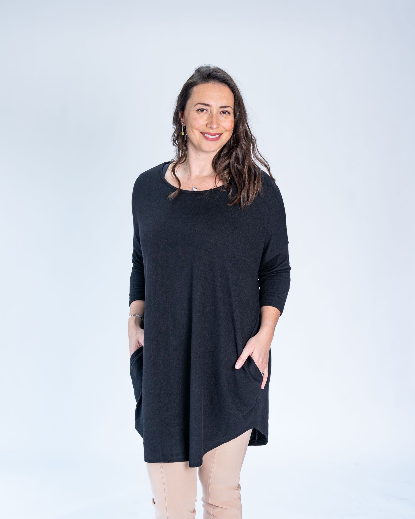 VESTIDO OVER TERE NEGRO