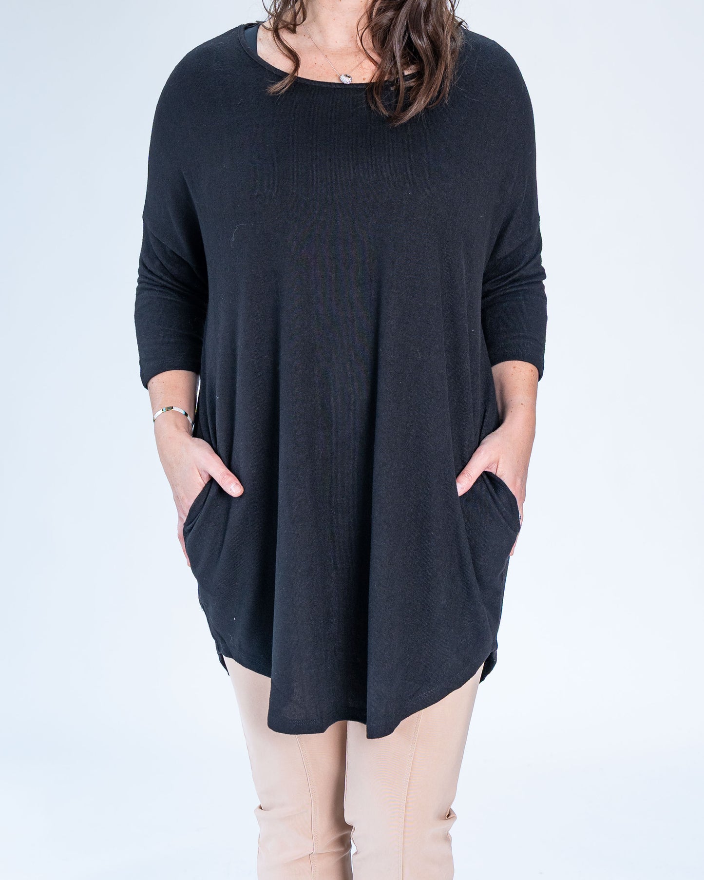 VESTIDO OVER TERE NEGRO