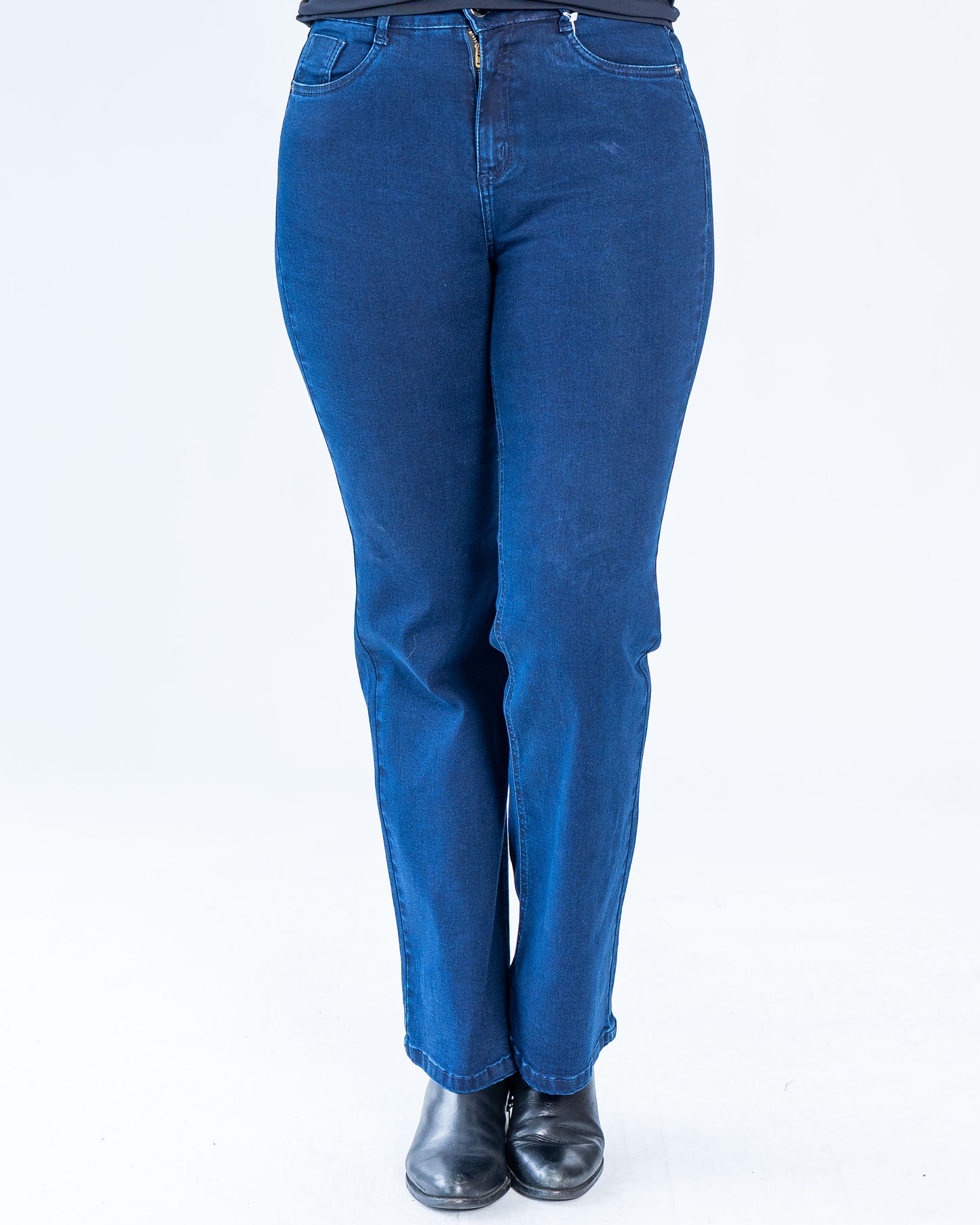 Jeans Recto Caleb Azul Oscuro