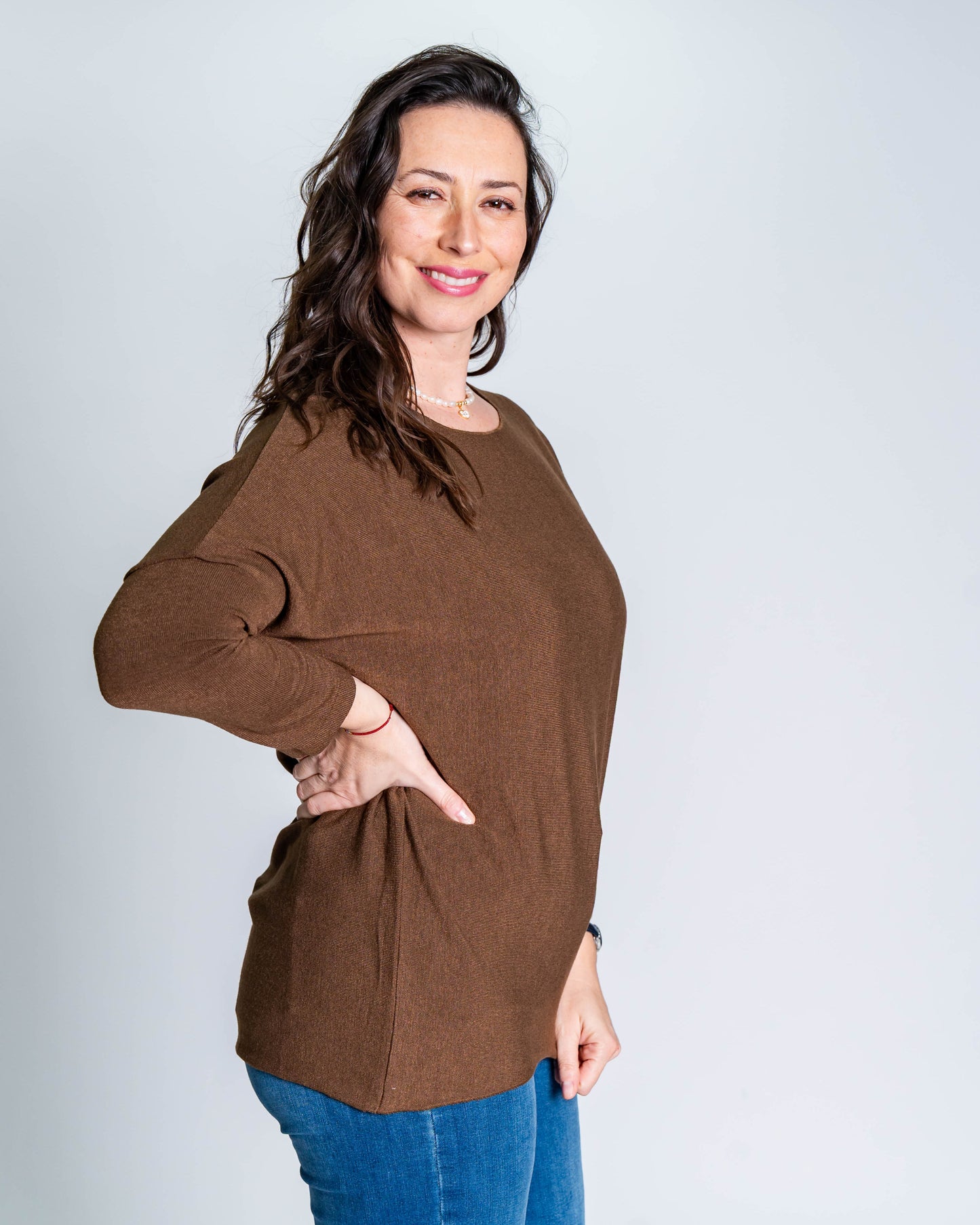 Sweater Hilo Cami Chocolate