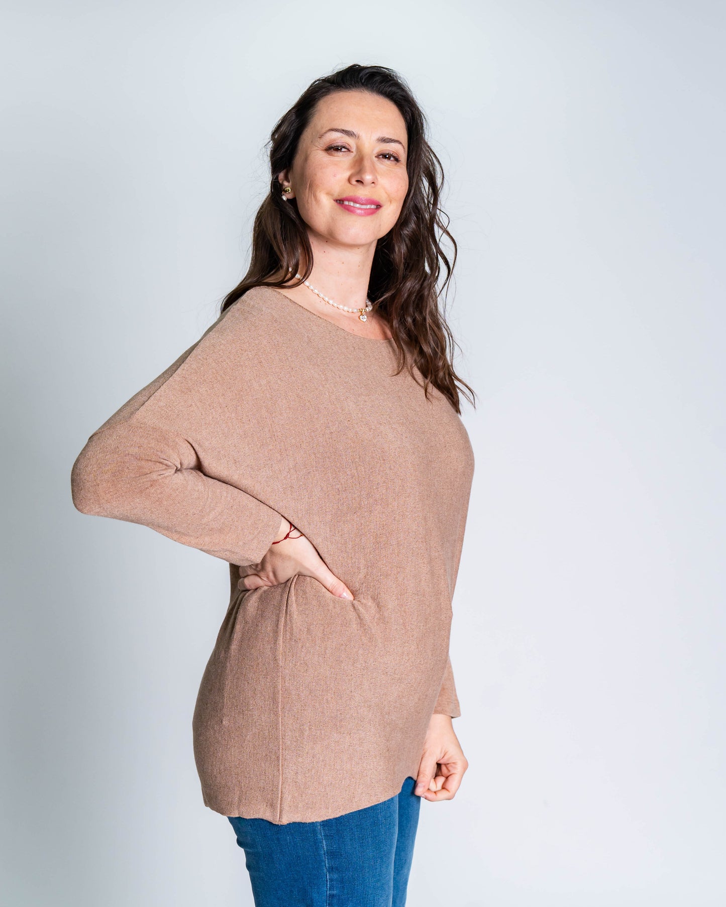 Sweater Hilo Cami Beige