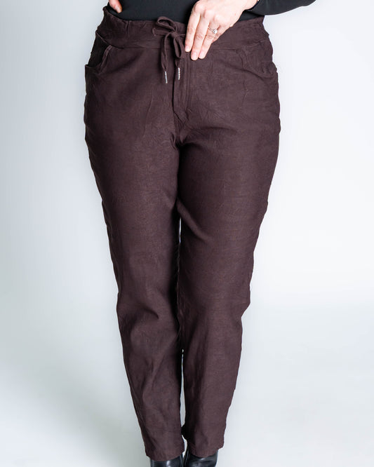 Jogger Italiano Leonor Chocolate
