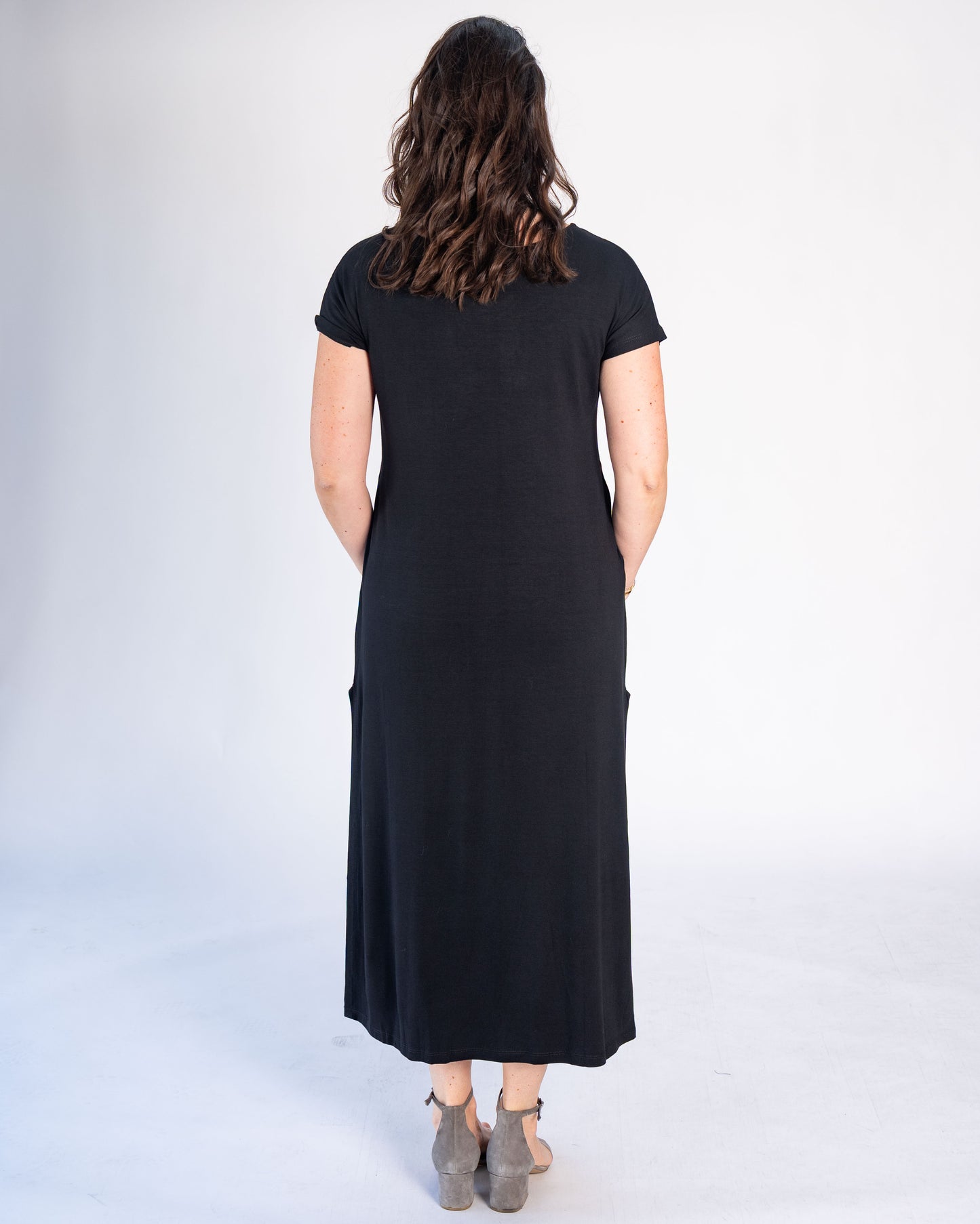 Vestido BR Brillos Negro
