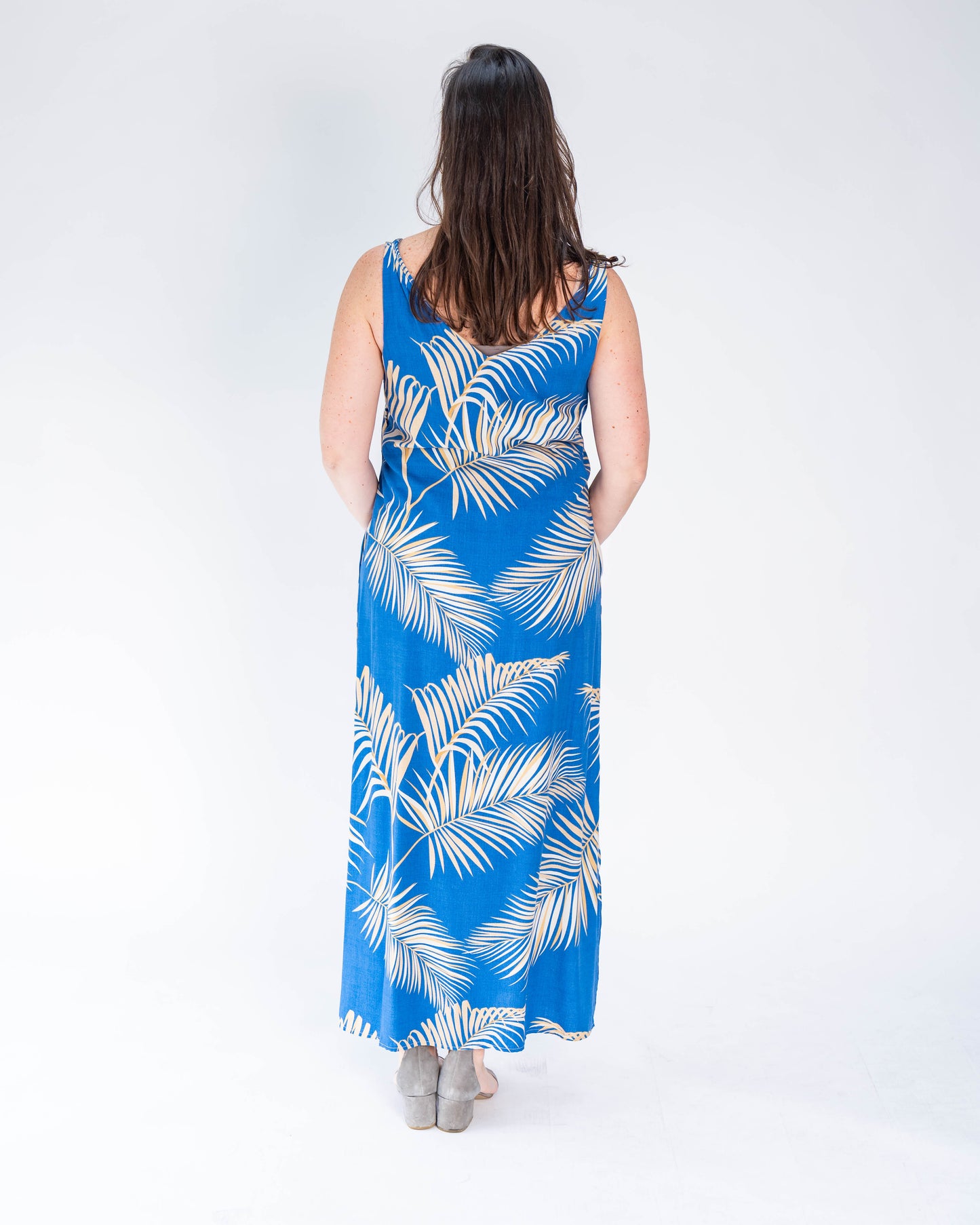 Vestido Brasileño Malú Azul