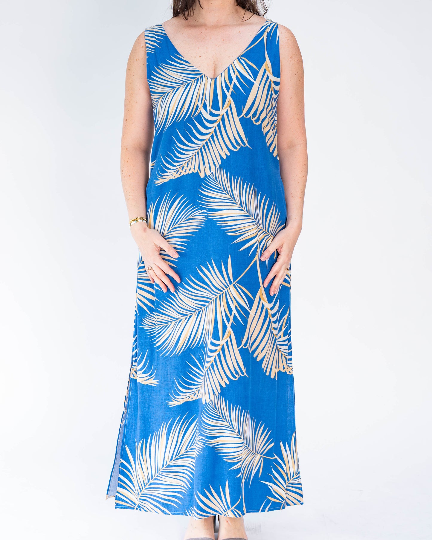 Vestido Brasileño Malú Azul