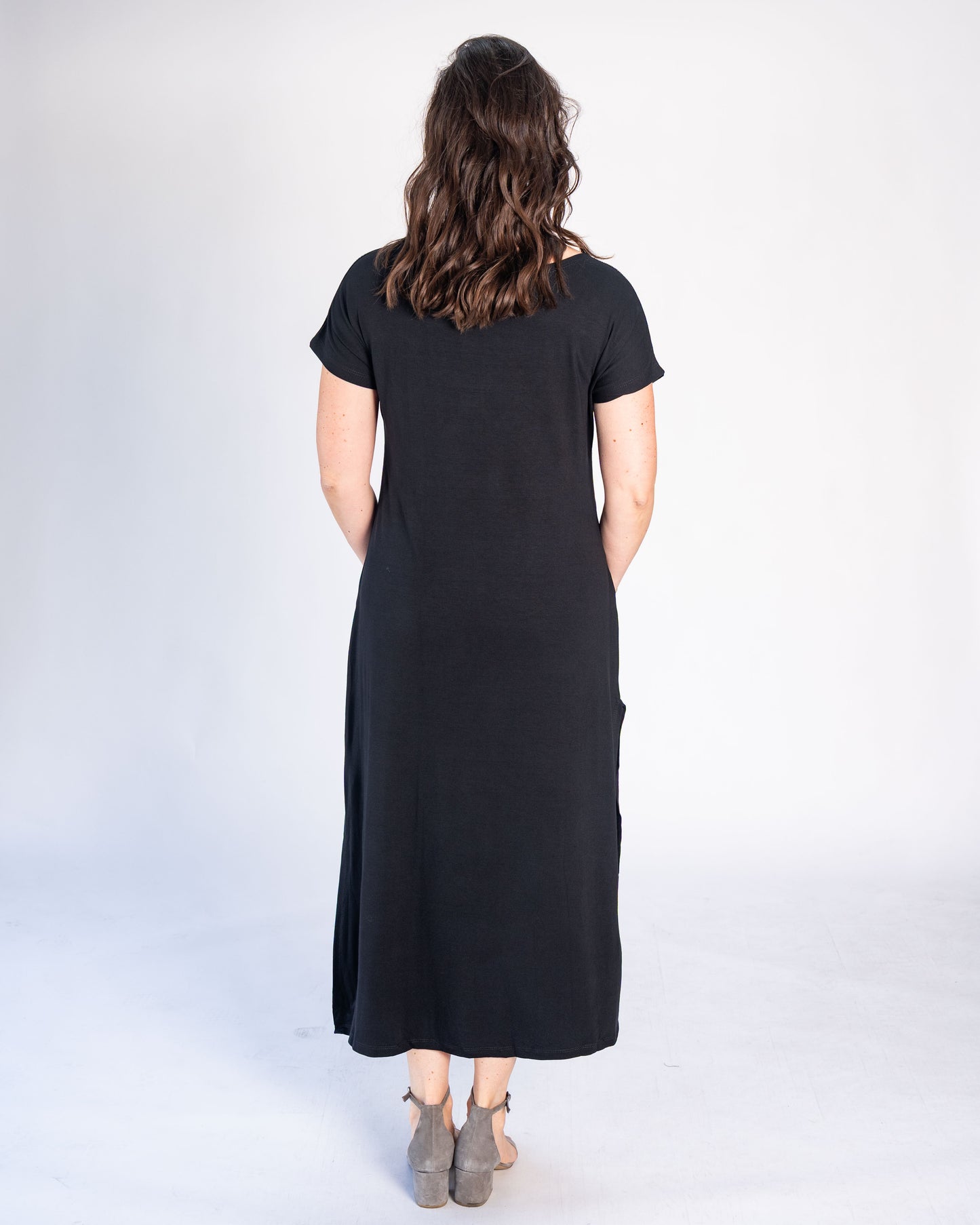 Vestido BR Brillos Negro Triangulo