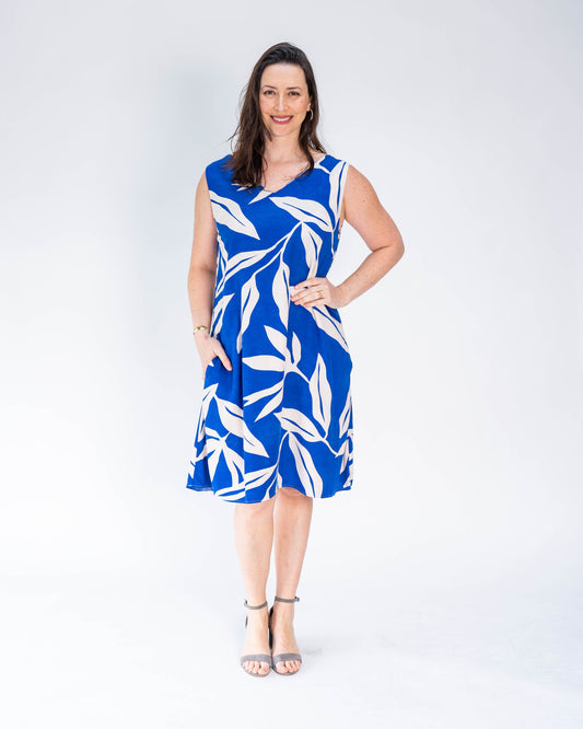 Vestido Brasileño Mariane Azul
