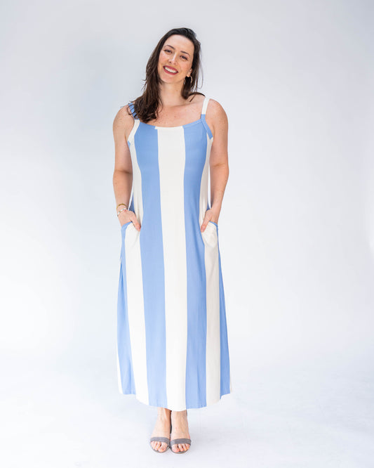 Vestido BR Simone Celeste