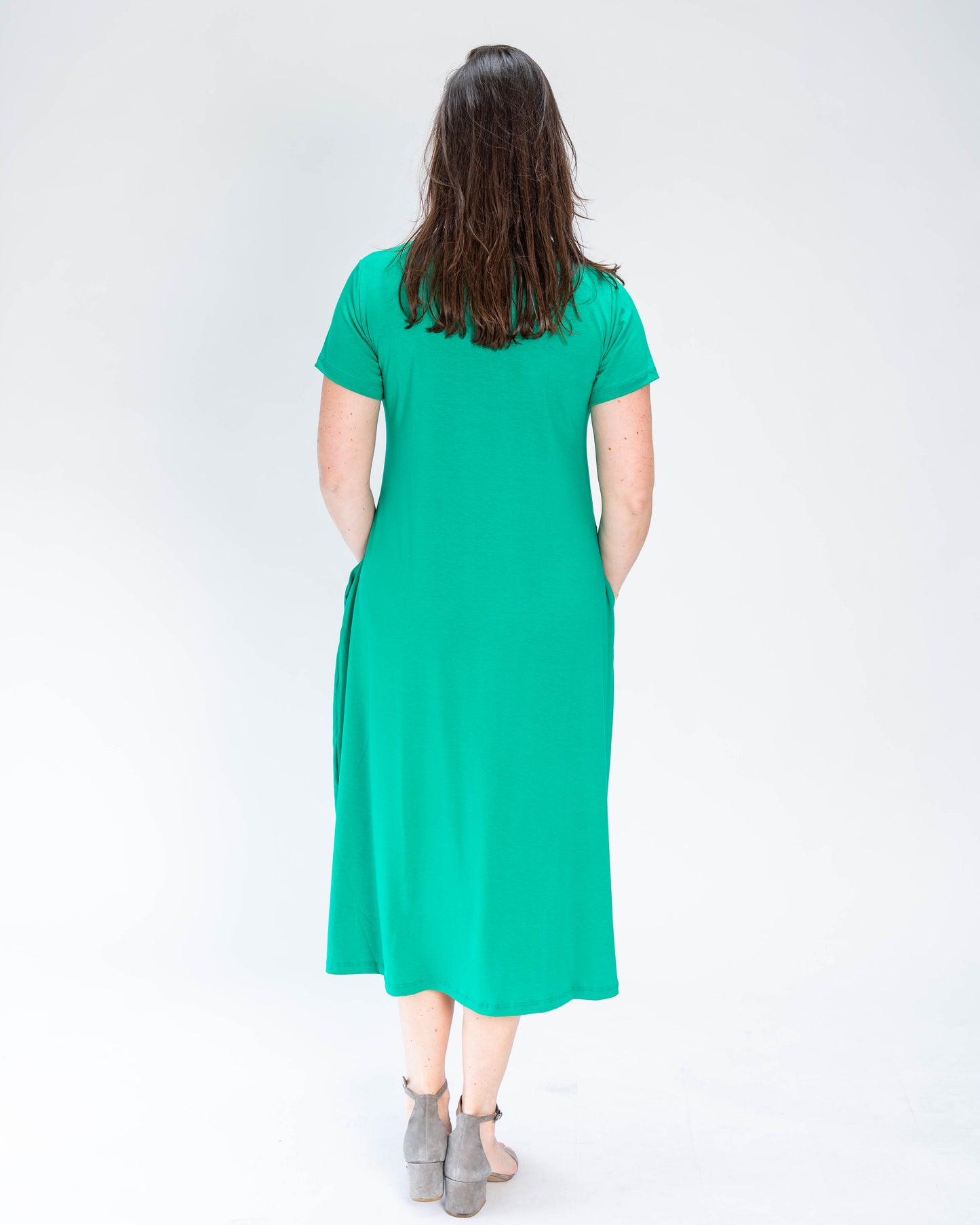 Vestido BR Círculos Print Verde