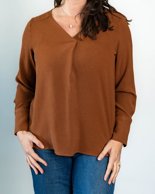Blusa Lisa Lety Camel