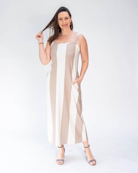 Vestido BR Simone Beige