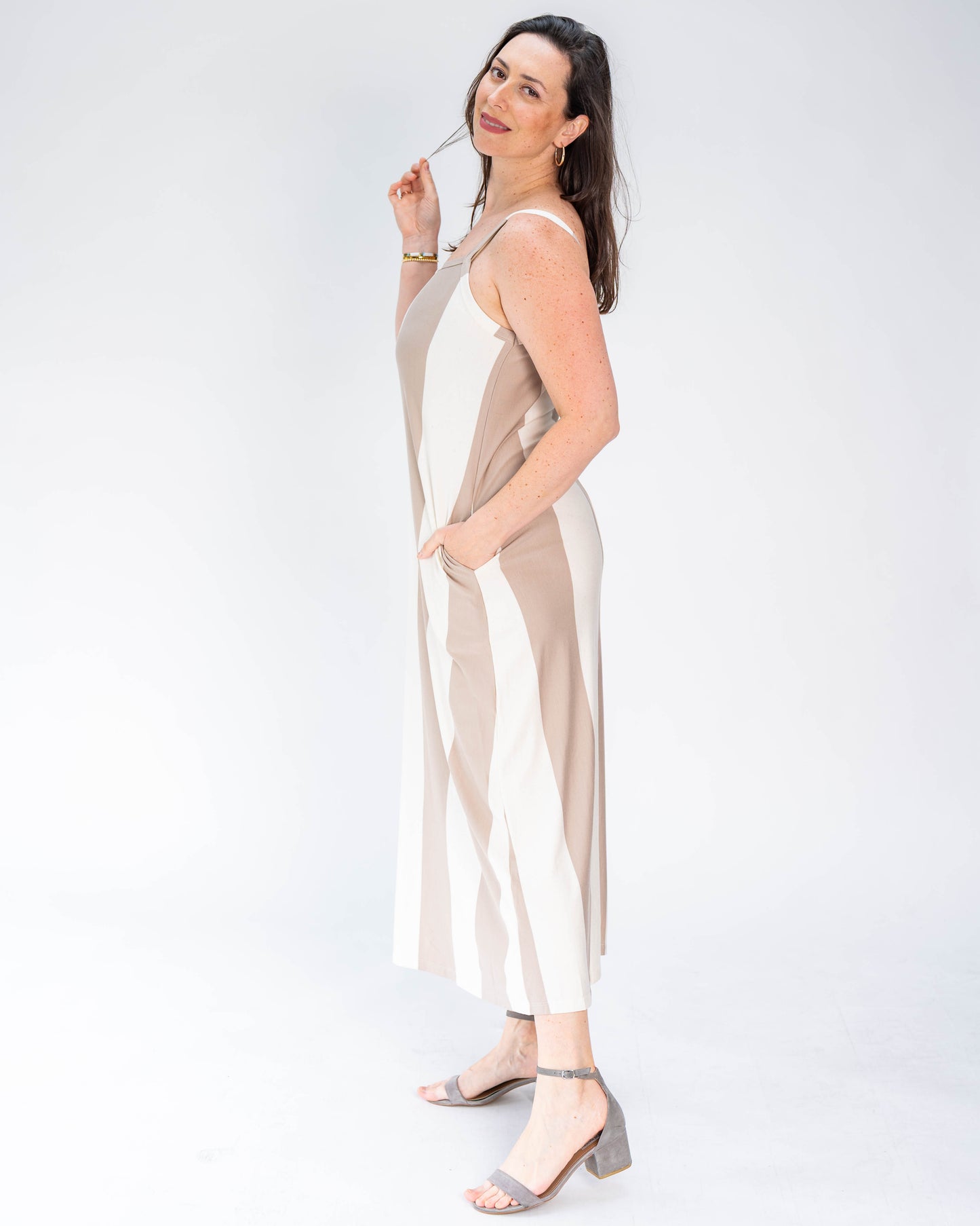 Vestido BR Simone Beige