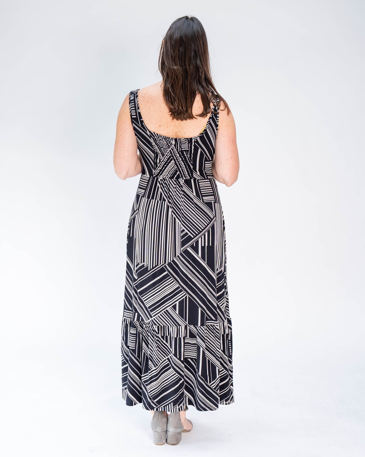 Vestido BR Bruna Líneas Negro