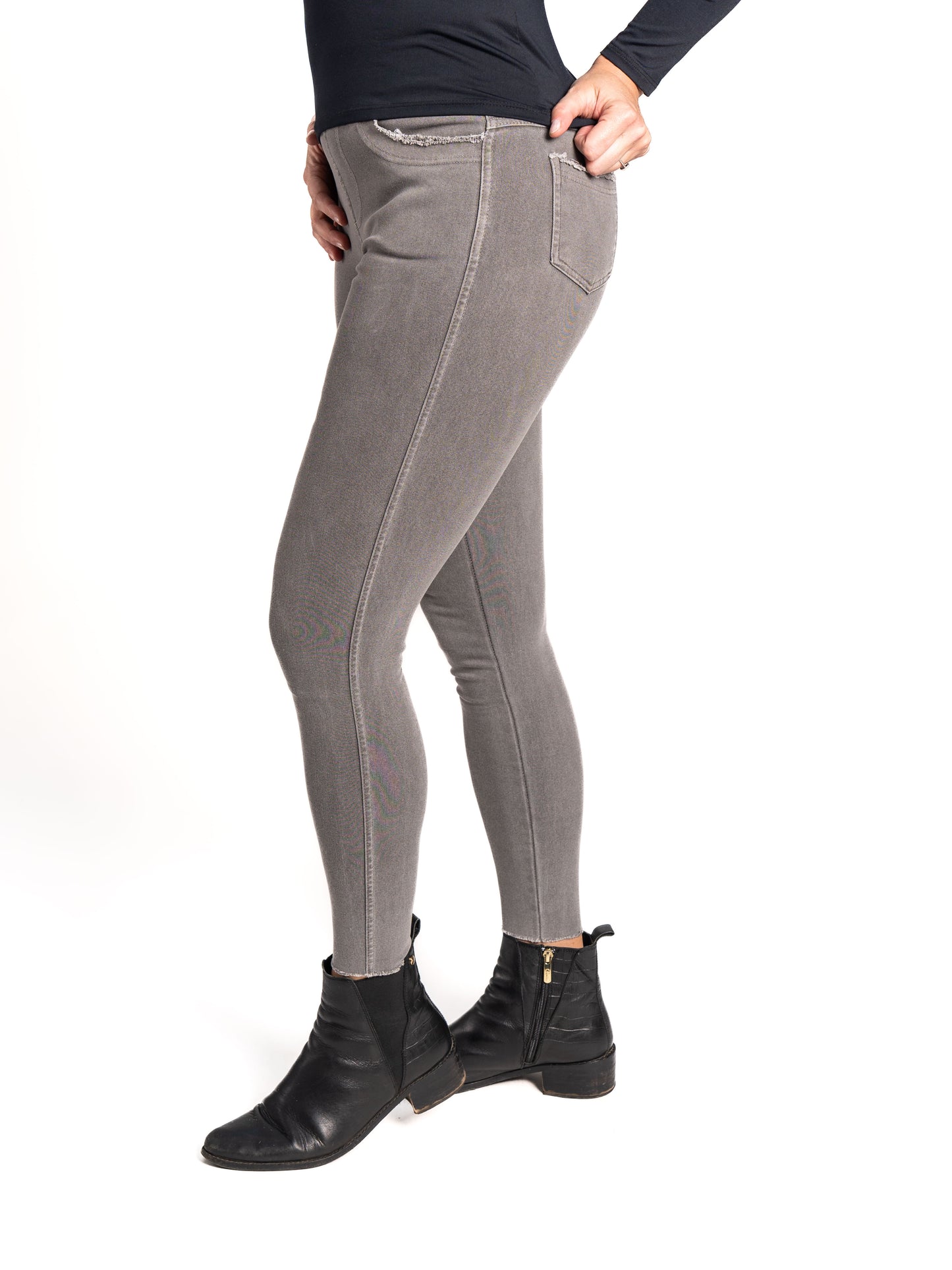 Calza Elasticada Gris