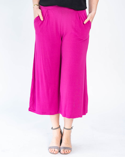 Pantalón BR Capri Liso Magenta