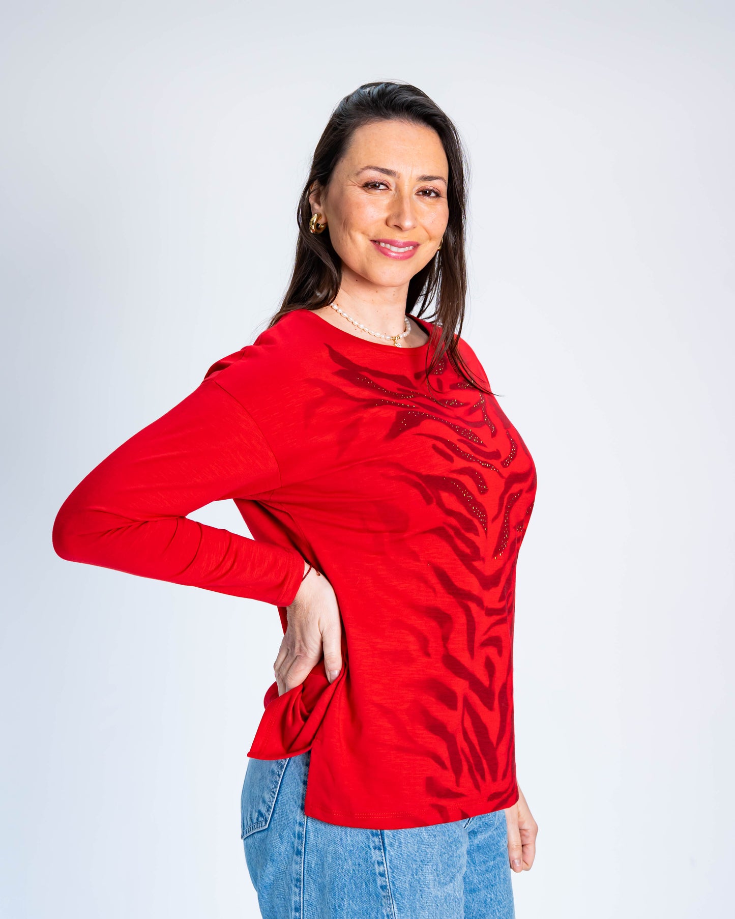 Polera Rose Roja