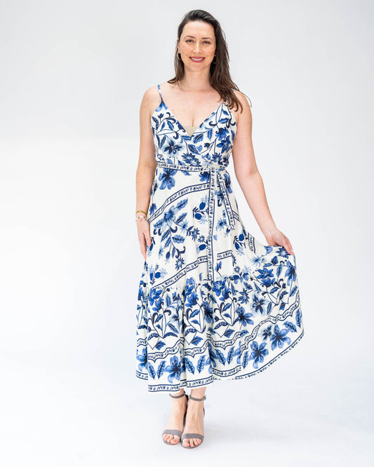 Vestido BR Aurora Azul