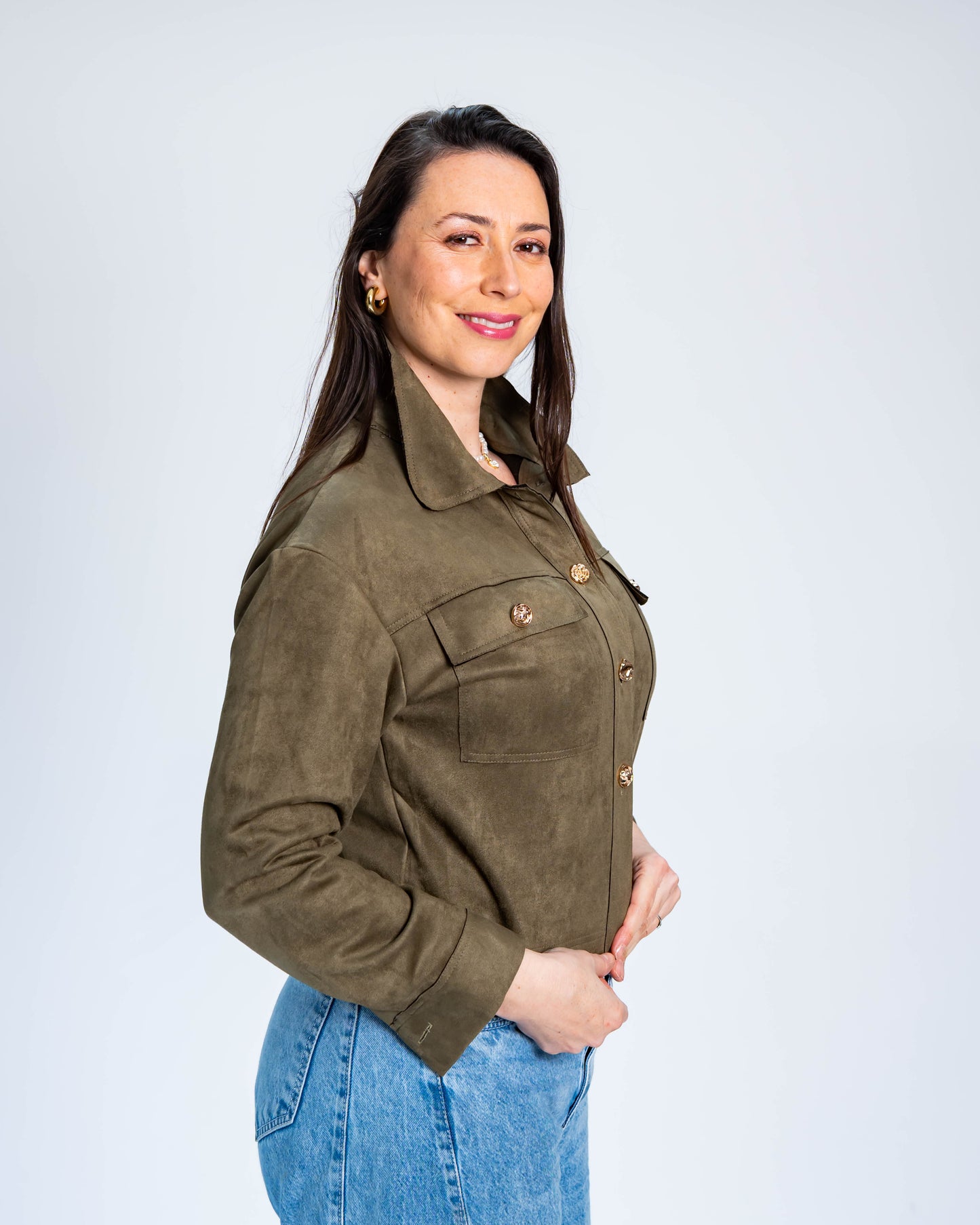 Chaqueta Sophia Gold Verde