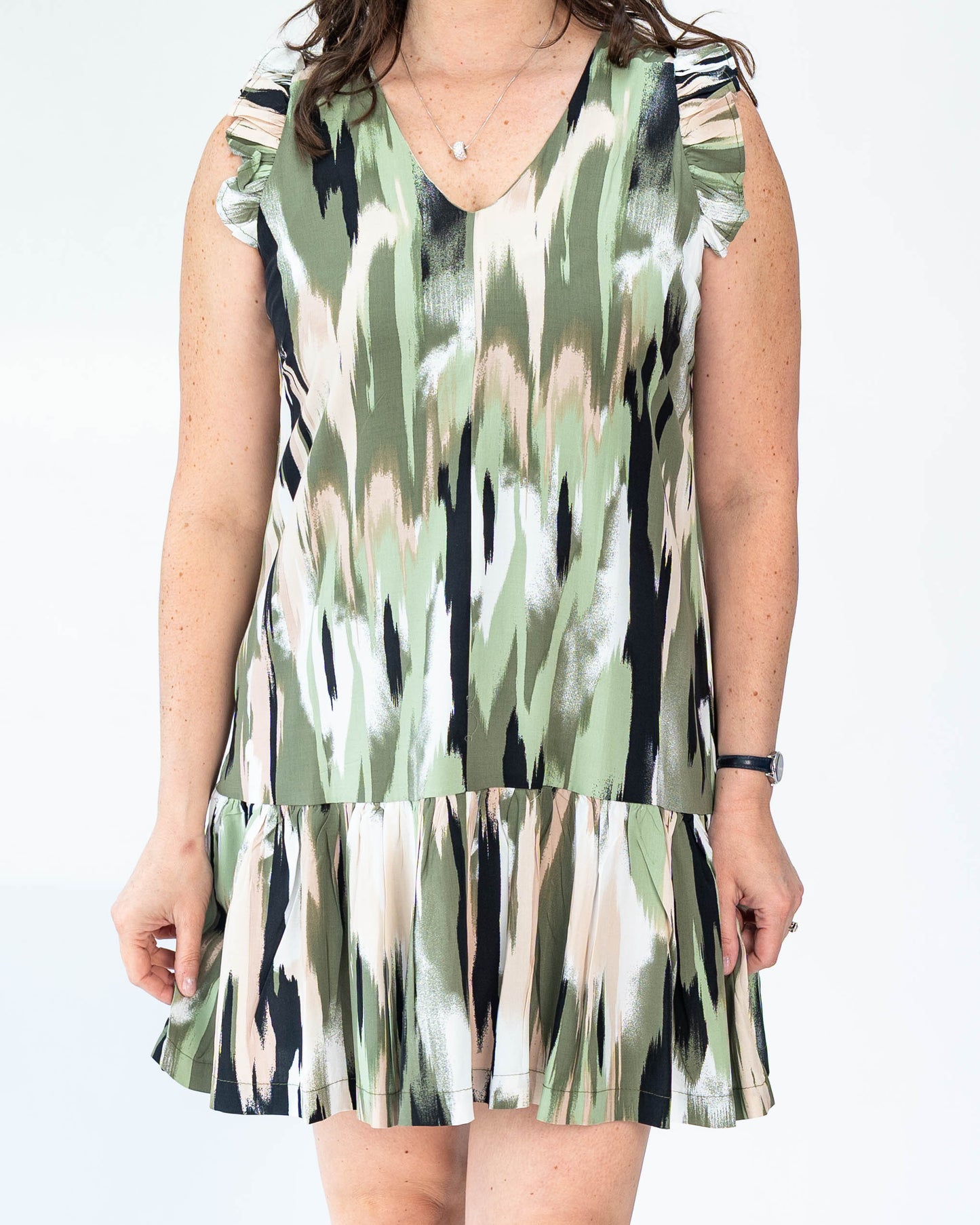 Vestido Summer Verde/Beige