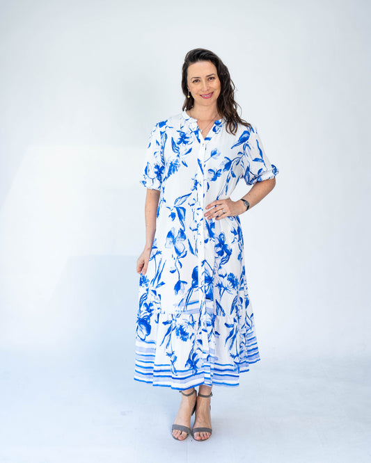 Vestido Marina Azul
