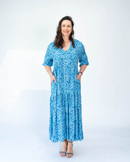 Vestido Iris Azul