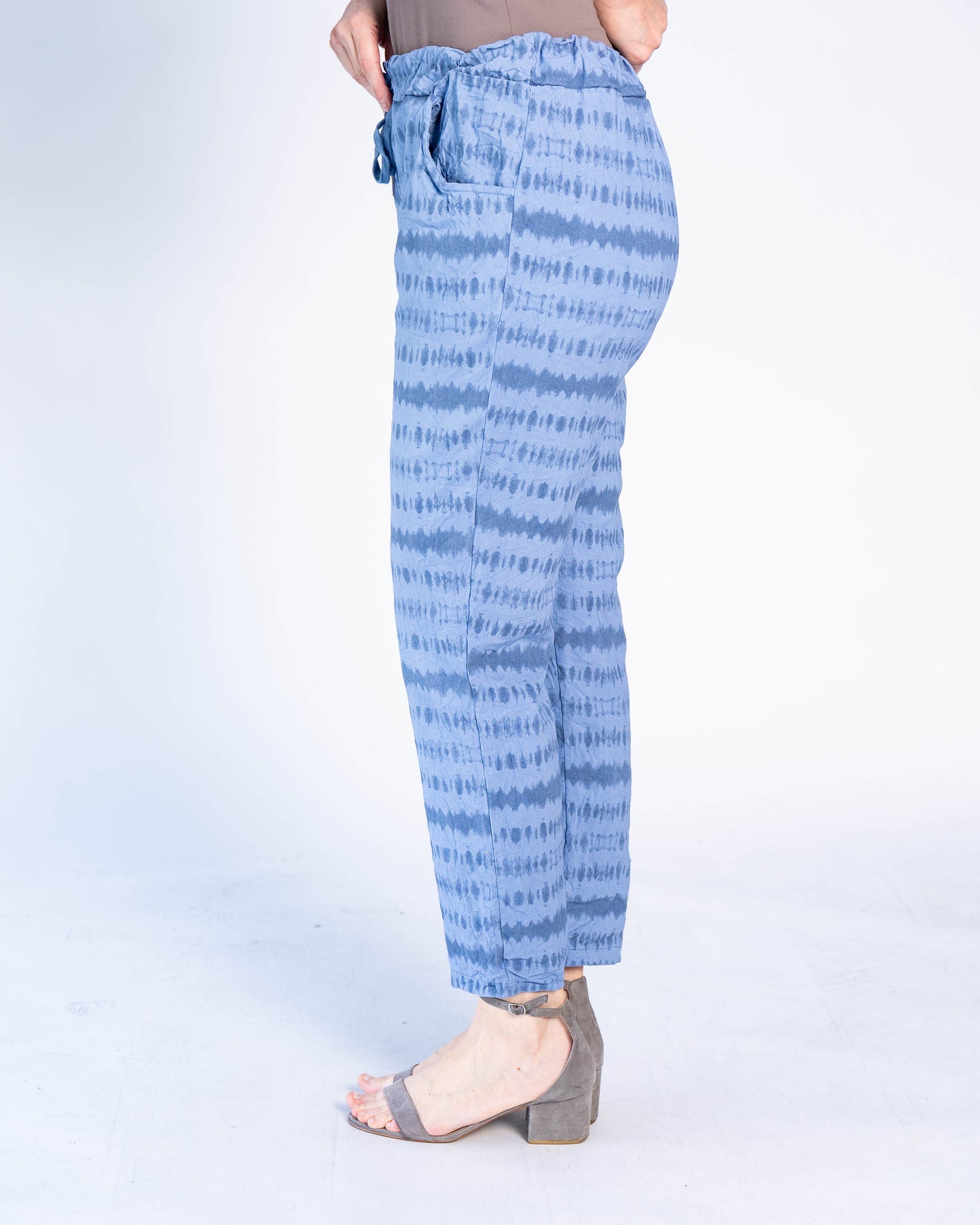 Jogger Italiano Alice Líneas Celeste