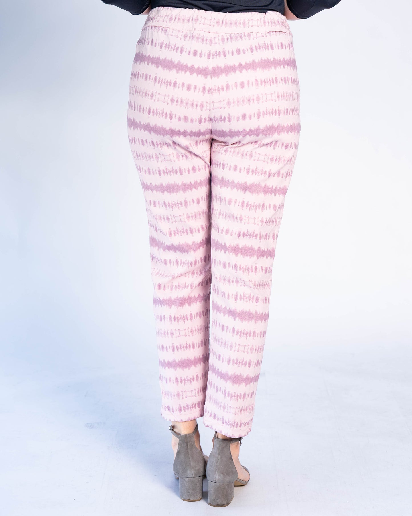 Jogger Italiano Alice Líneas Rosado