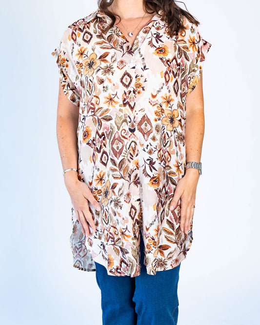 Blusón María Teresa Café