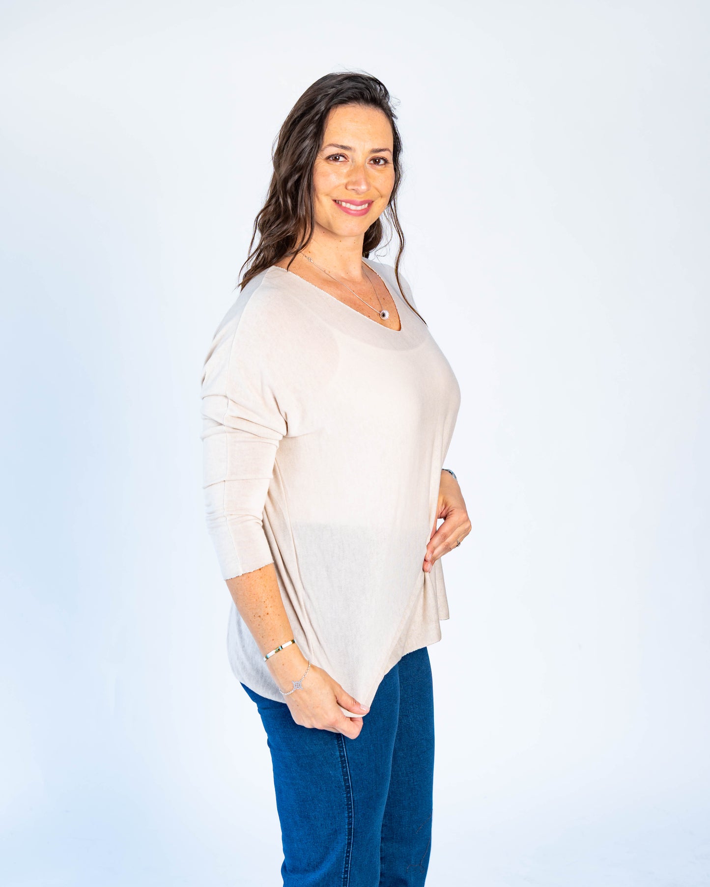 Sweater Hilo Patty Beige