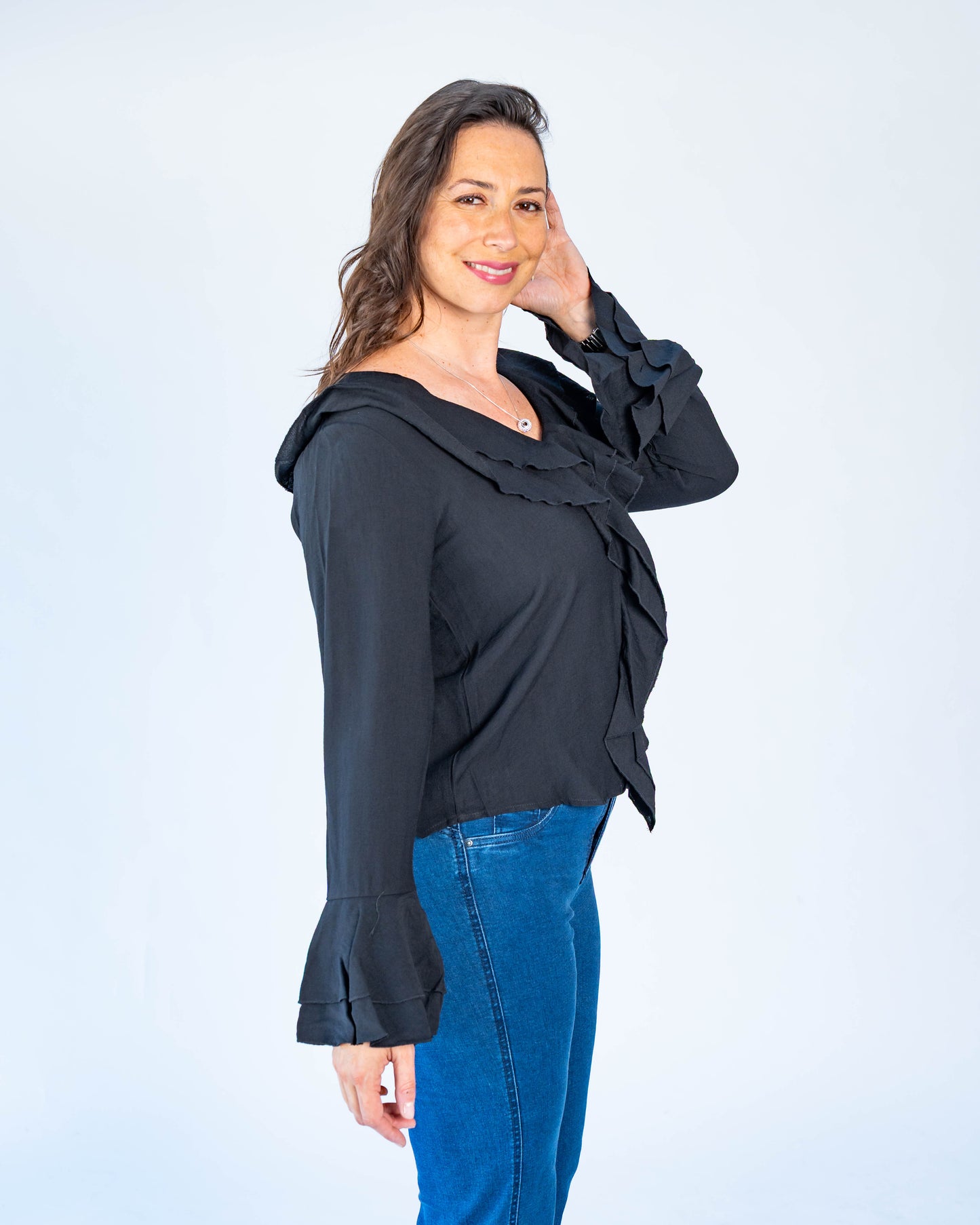 Blusa Vuelos Jaque Negro