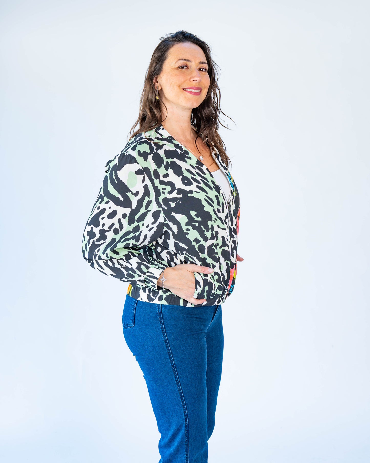 Chaqueta Bomber Frida Verde