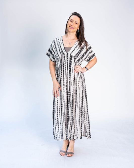 Vestido Tiare Print Gris