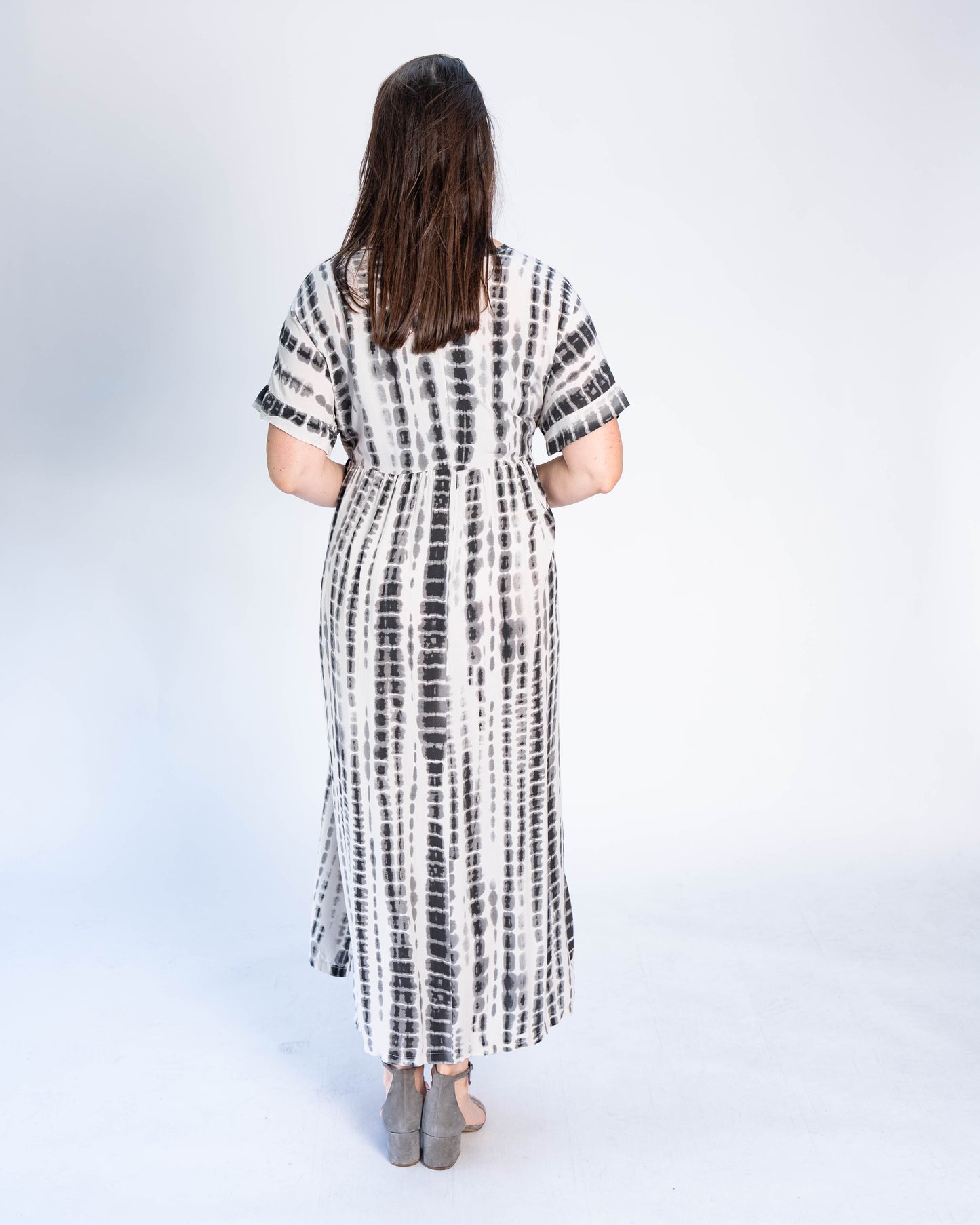 Vestido Tiare Print Gris