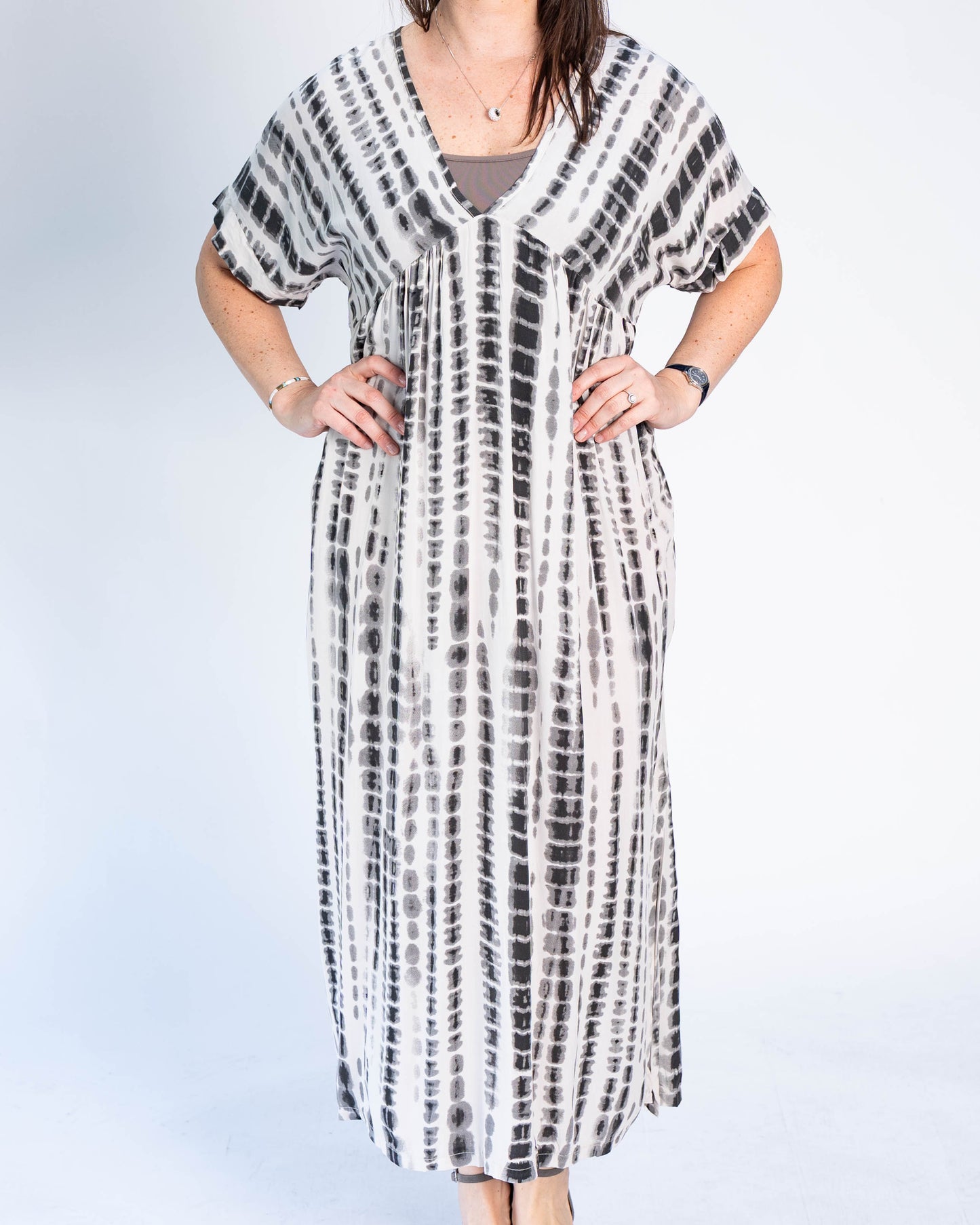 Vestido Tiare Print Gris