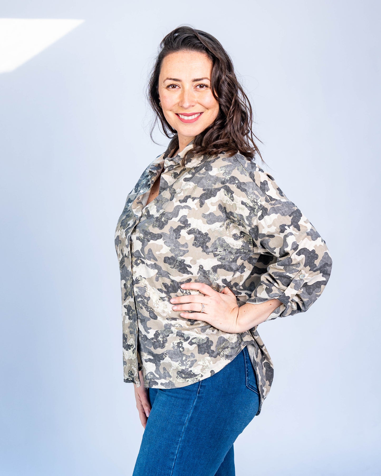 BLUSA MILITAR DORADA