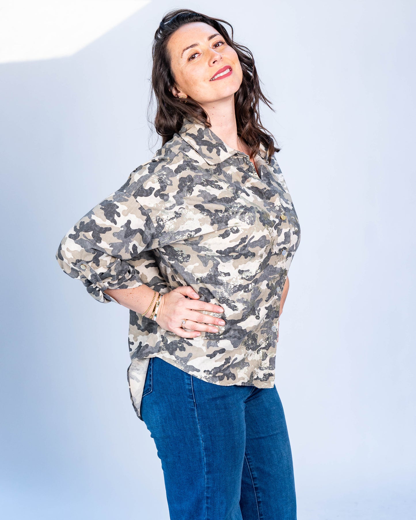 BLUSA MILITAR DORADA