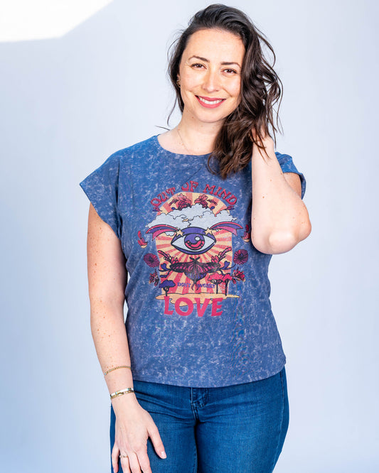 Polera Out Of Mind Azul